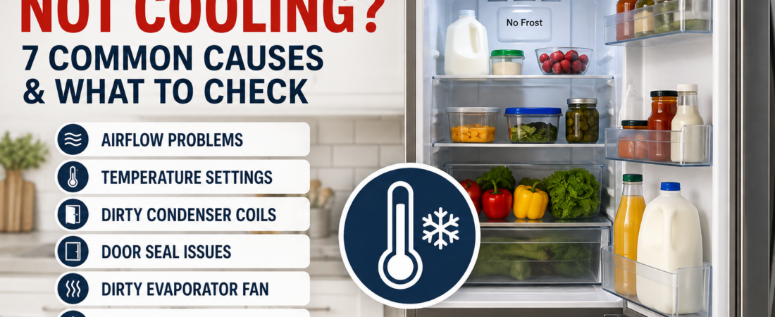 Refrigerator Not Cooling? 7 Common Causes and What to Check