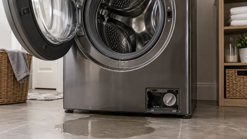 LG Front Load Washer Leaking From Underneath? Safe Diagnosis
