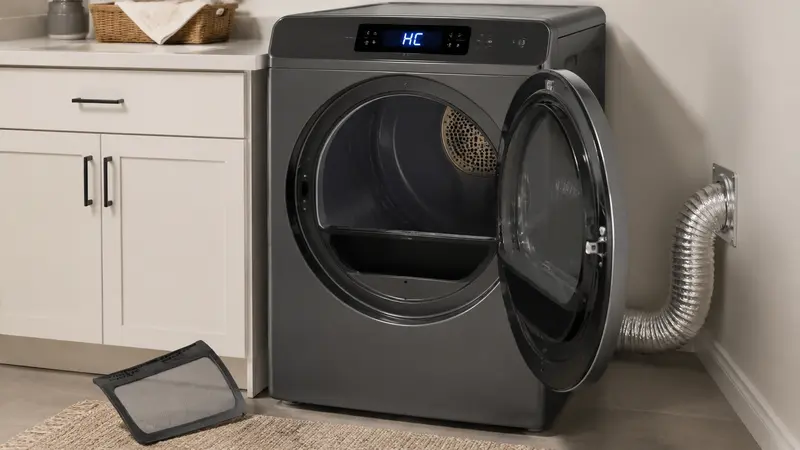 Samsung Dryer HC or HE Error: High-Temperature Checks
