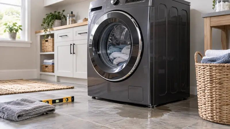 Samsung VRT Plus Washer Leaking Underneath? Safe Diagnosis